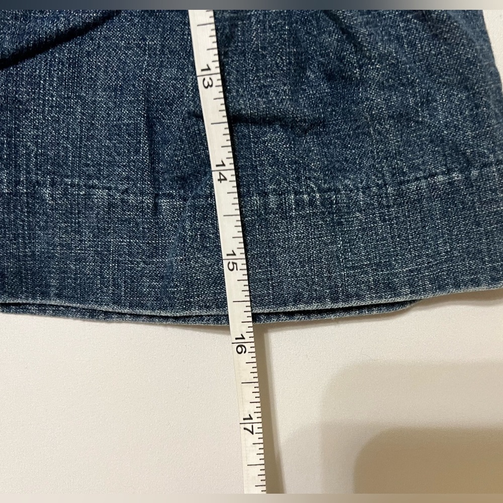 Vintage Gap Denim Pleated Skirt - Medium Blue - Size 6 - Picture 11 of 11
